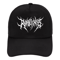 Gothic Punk Embroidered Cotton Baseball Cap For Streetwear And Outdoor Style 1