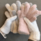 Plush Mink Velvet Winter Gloves For Women Warm Windproof Soft Five Finger Design 1