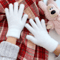 Plush Mink Velvet Winter Gloves For Women Warm Windproof Soft Five Finger Design 3