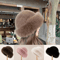 Fluffy Plush Fur Winter Hat With Ear Protection For Warm Outdoor Style 0