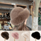 Fluffy Plush Fur Winter Hat With Ear Protection For Warm Outdoor Style 0
