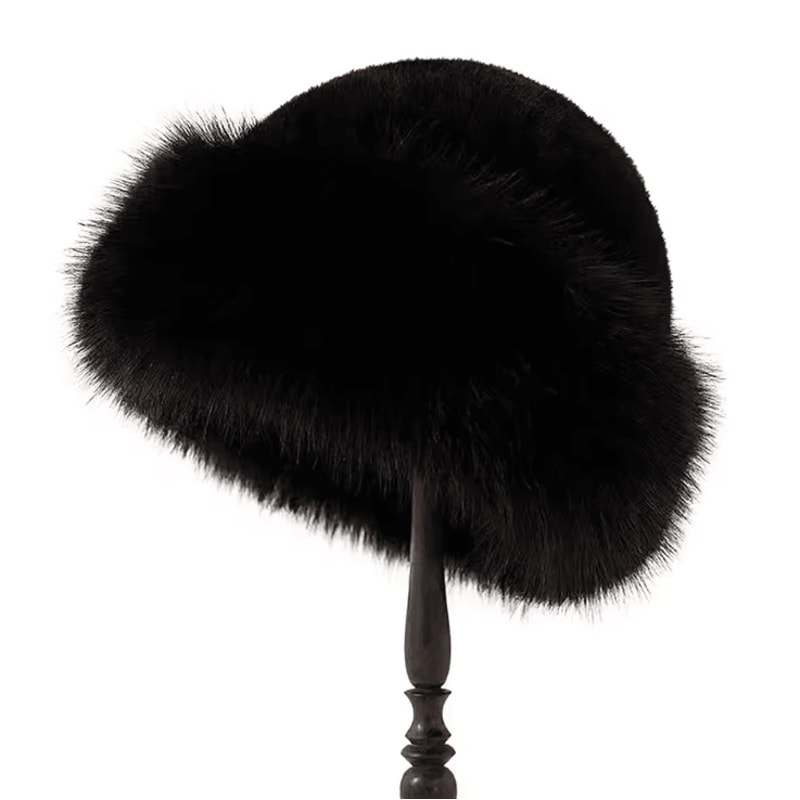 Fluffy Plush Fur Winter Hat With Ear Protection For Warm Outdoor Style 3