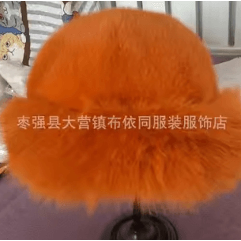 Fluffy Plush Fur Winter Hat With Ear Protection For Warm Outdoor Style 7