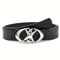 Oval Cross Metal Buckle Belt For Minimalist Streetwear And Everyday Style 3