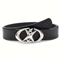 Oval Cross Metal Buckle Belt For Minimalist Streetwear And Everyday Style 3
