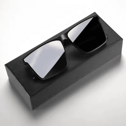 black square frame fashion glasses for unisex street style and everyday wear