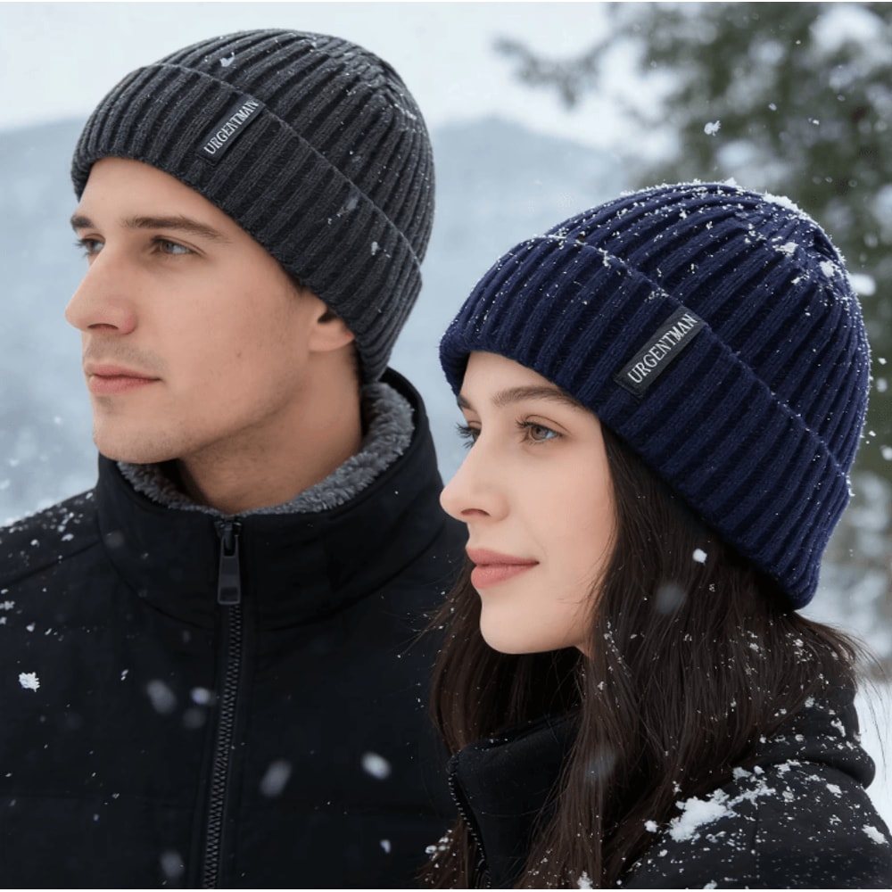 Stay Warm Comfortable And Effortlessly Stylish During Cold Days This Plush Fur Lined Beanie Is Desi 0
