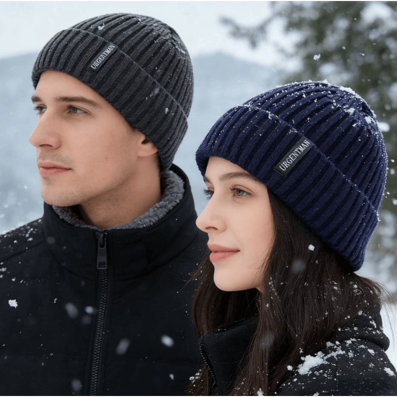 Stay Warm Comfortable And Effortlessly Stylish During Cold Days This Plush Fur Lined Beanie Is Desi 0