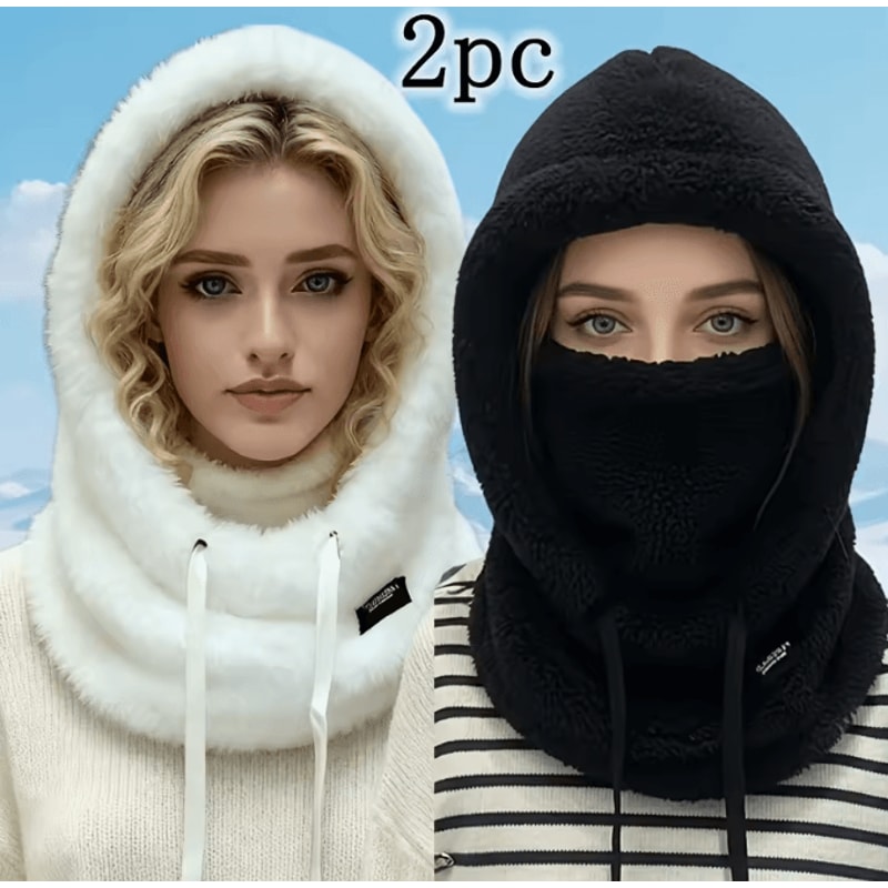 Thermal Fleece Balaclava Ski Mask Windproof Adjustable Winter Face Neck Cover 2