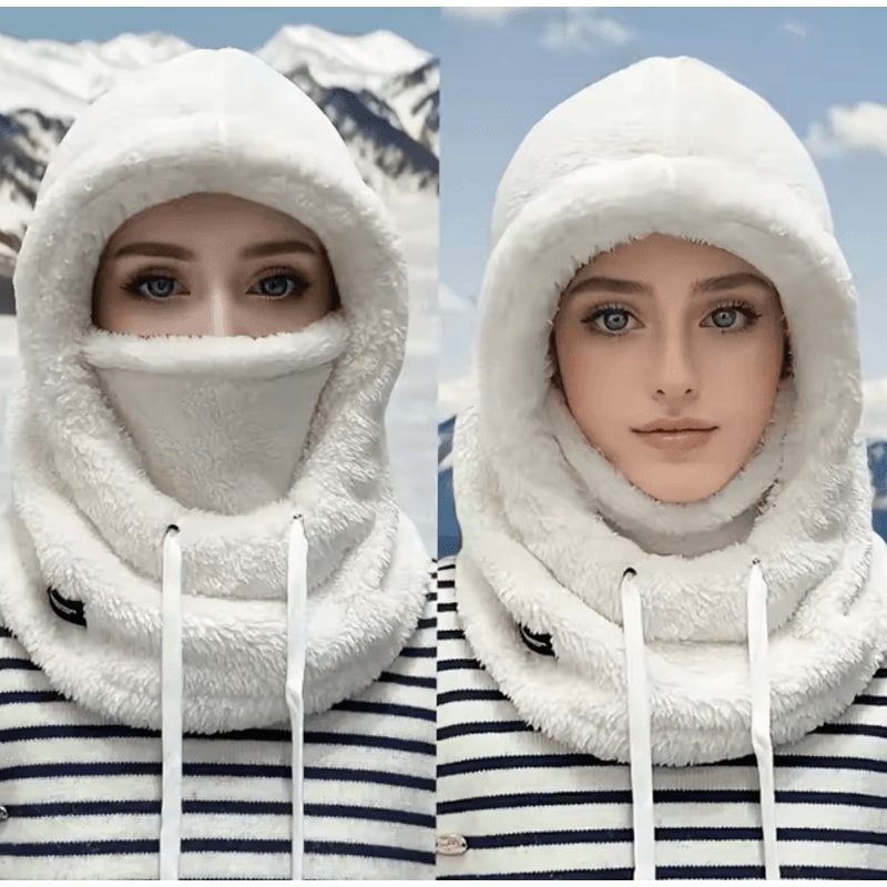 Thermal Fleece Balaclava Ski Mask Windproof Adjustable Winter Face Neck Cover 4