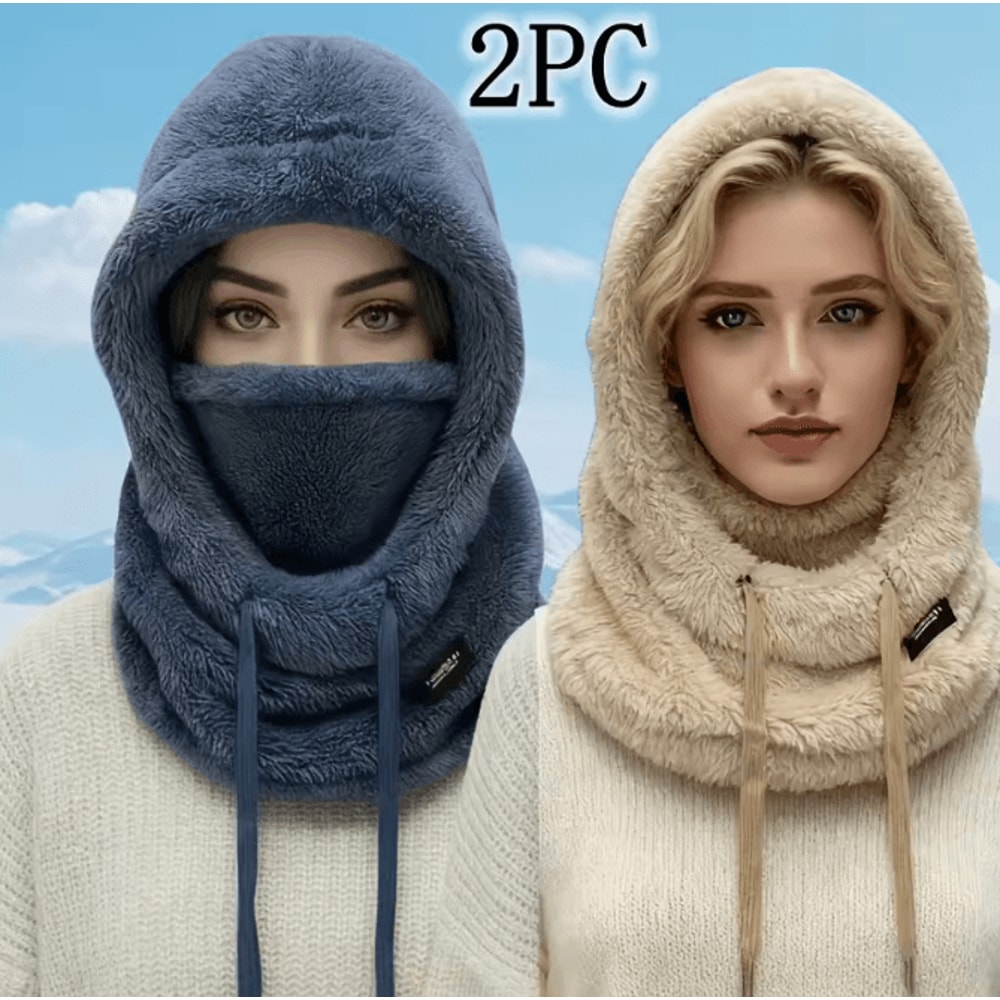 Thermal Fleece Balaclava Ski Mask Windproof Adjustable Winter Face Neck Cover 7