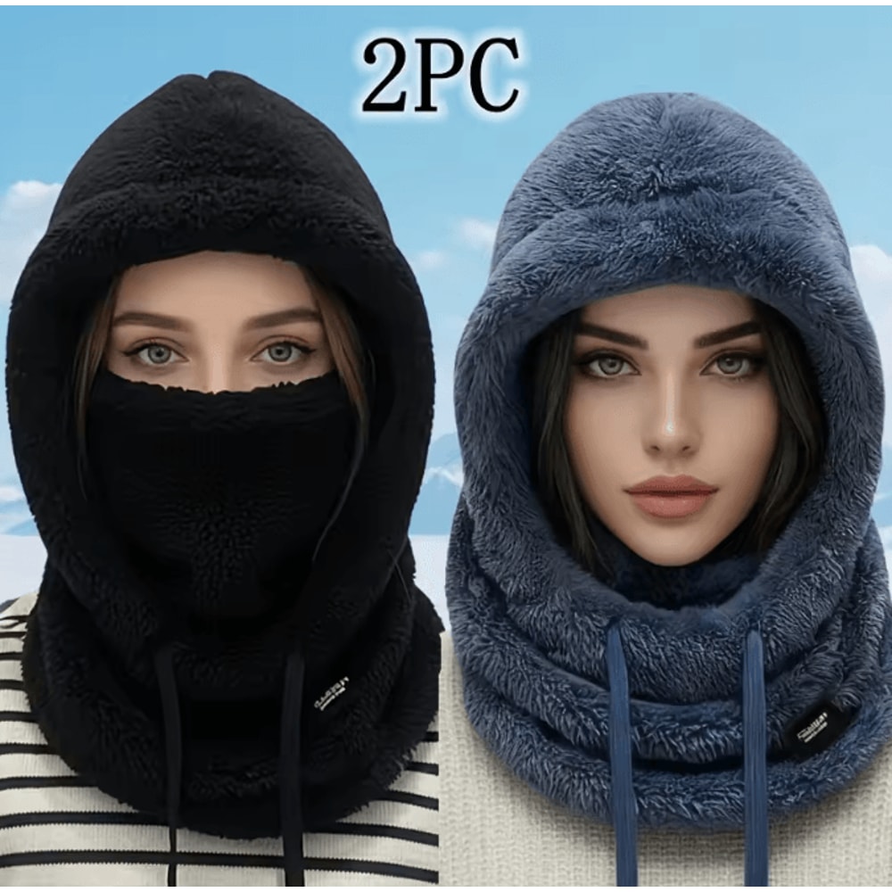 Thermal Fleece Balaclava Ski Mask Windproof Adjustable Winter Face Neck Cover 8