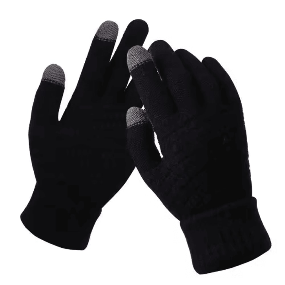 Thermal Knit Touchscreen Gloves Warm Stretch Winter FullFinger Gloves For Driving Outdoor Use 3