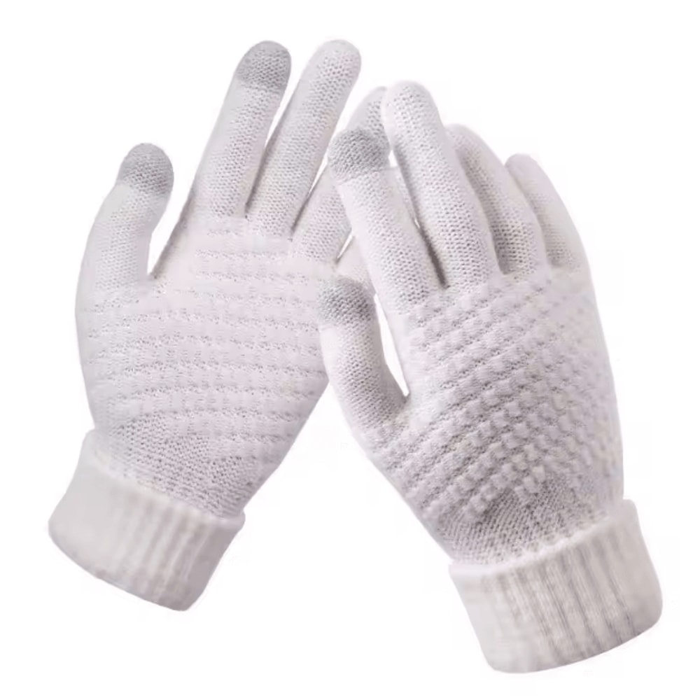 Thermal Knit Touchscreen Gloves Warm Stretch Winter FullFinger Gloves For Driving Outdoor Use 5