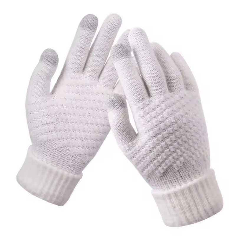 Thermal Knit Touchscreen Gloves Warm Stretch Winter FullFinger Gloves For Driving Outdoor Use 5