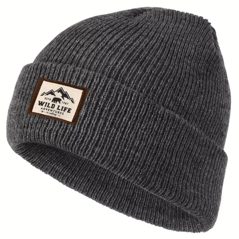 Windproof Thermal Fleece Outdoor Hat Adjustable Unisex Winter Cap For Hiking Fishing Cycling 4