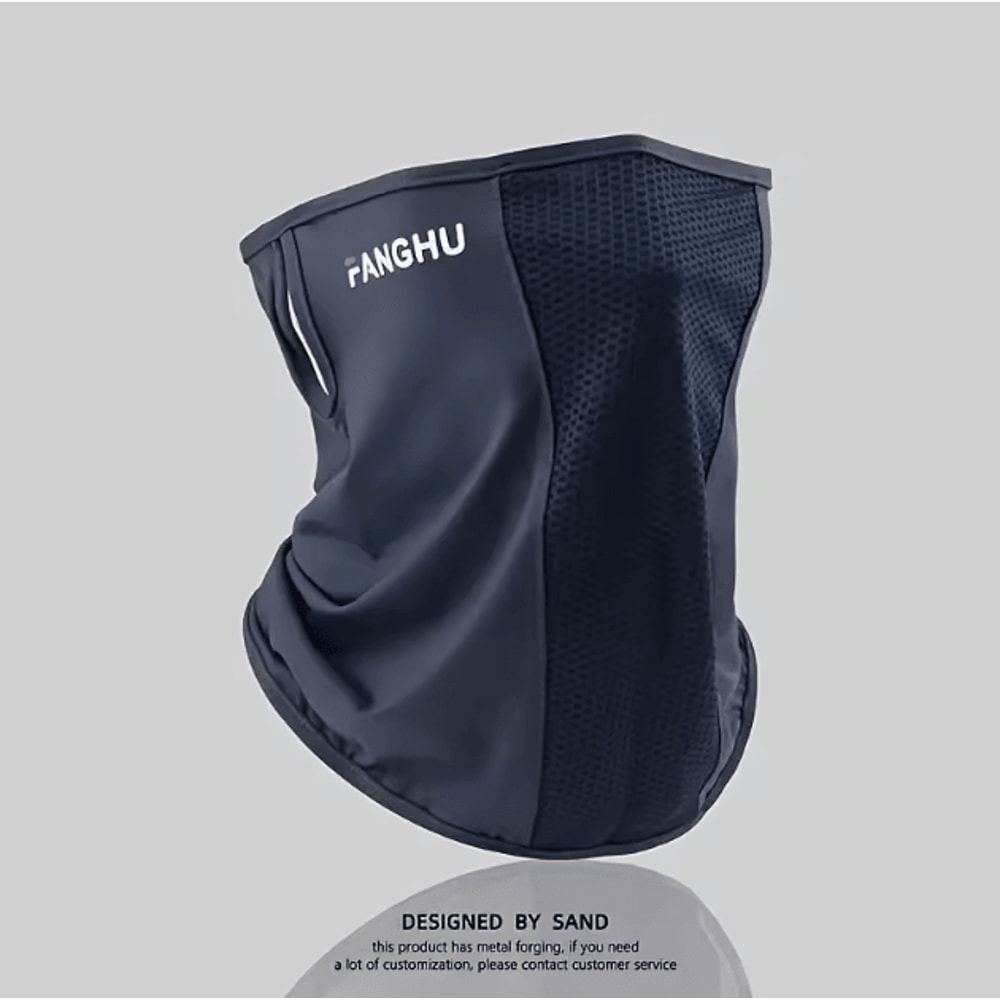 Cooling Ice Silk Cycling Face Mask Breathable UV Neck Gaiter Bandana For Outdoor Sports 3