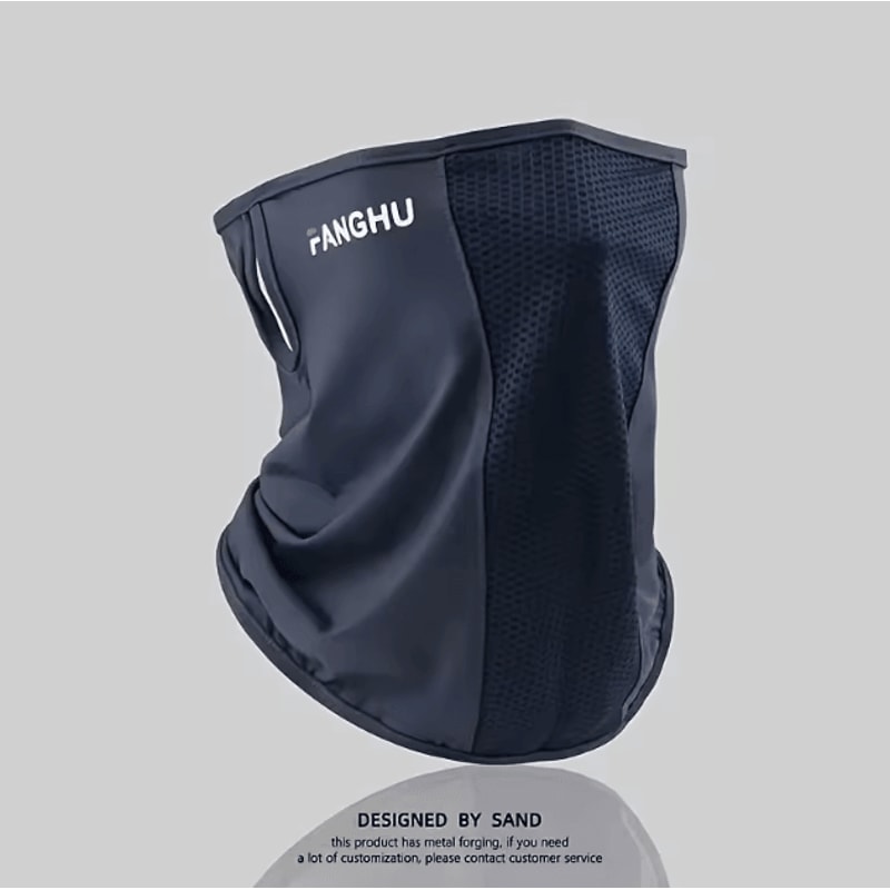 Cooling Ice Silk Cycling Face Mask Breathable UV Neck Gaiter Bandana For Outdoor Sports 3