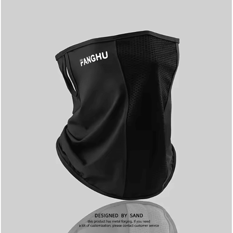 Cooling Ice Silk Cycling Face Mask Breathable UV Neck Gaiter Bandana For Outdoor Sports 4