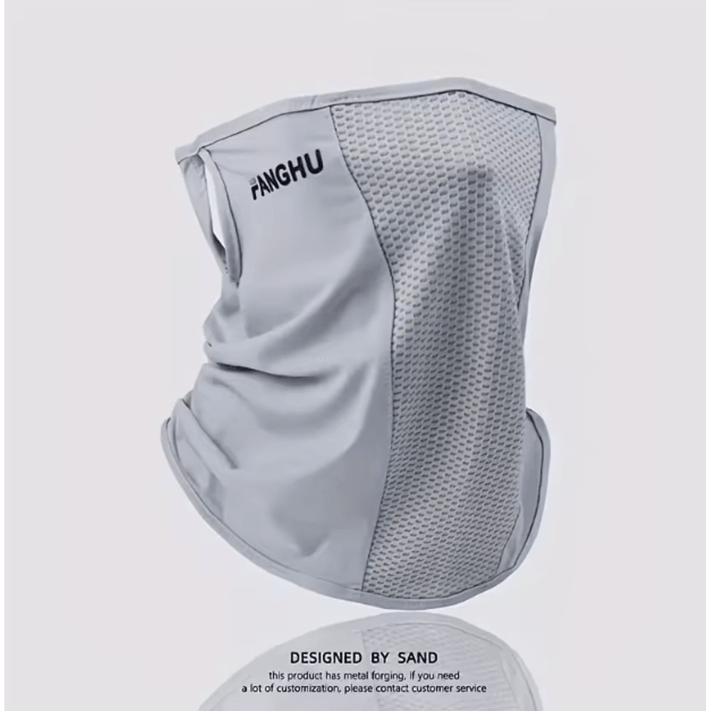 Cooling Ice Silk Cycling Face Mask Breathable UV Neck Gaiter Bandana For Outdoor Sports 5