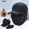 Thermal Faux Fur Winter Baseball Hat Windproof Soft Extreme Cold Outdoor Cap For Men Women 2