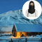 Windproof Knit Balaclava Hood With Drawstring Thermal Winter Face Neck Cover 1