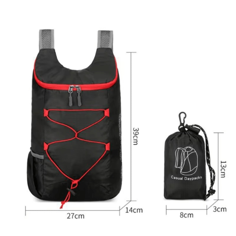 Lightweight Foldable Waterproof Backpack HighDensity Nylon Travel Hiking Daypack 1
