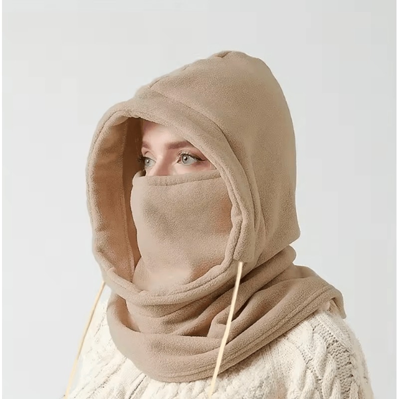 Windproof Hooded Balaclava Scarf Thermal Neck Gaiter For Winter Outdoor Activities 6