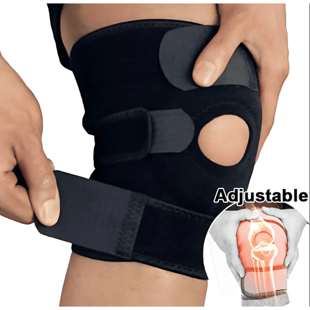 Elastic Compression Knee Pads Support Sleeve NonSlip Sports Knee Protector For Running Cycling Bas 0