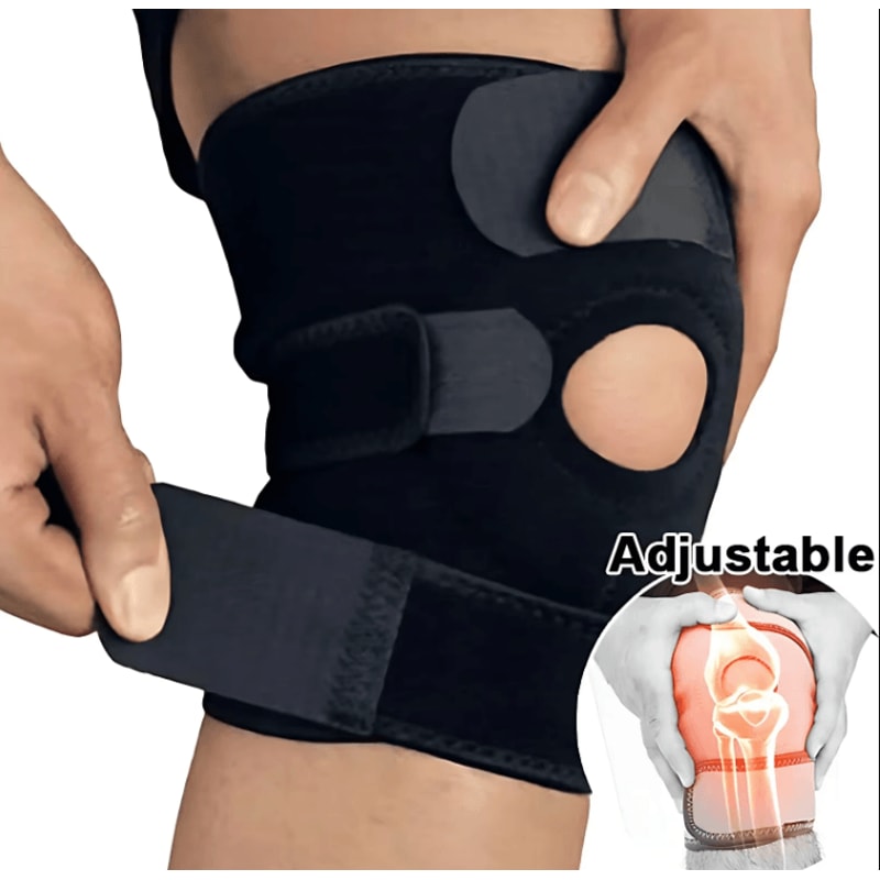 Elastic Compression Knee Pads Support Sleeve NonSlip Sports Knee Protector For Running Cycling Bas 0