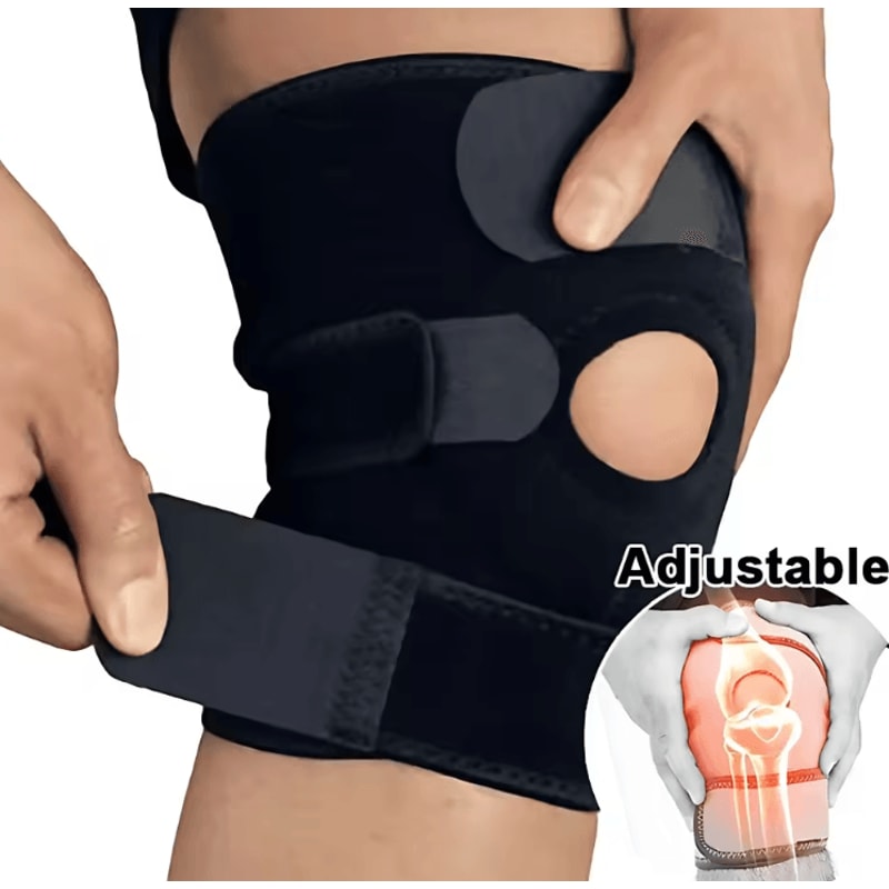 Elastic Compression Knee Pads Support Sleeve NonSlip Sports Knee Protector For Running Cycling Bas 4