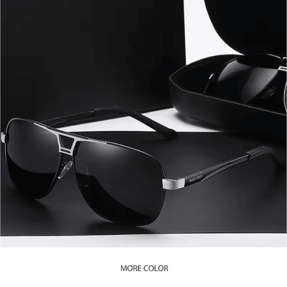Photochromic UV400 Driving Sunglasses For Men Vintage AntiGlare Adaptive Sun Glasses 5