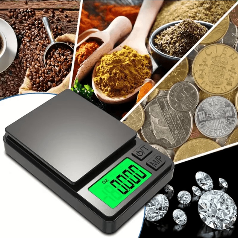Precision Digital Pocket Scale 1000g X 01g Mini Gram Scale With LCD Display For Food Jewelry Trave 1