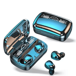 m10 tws wireless bluetooth earbuds waterproof touch control stereo sports headphones