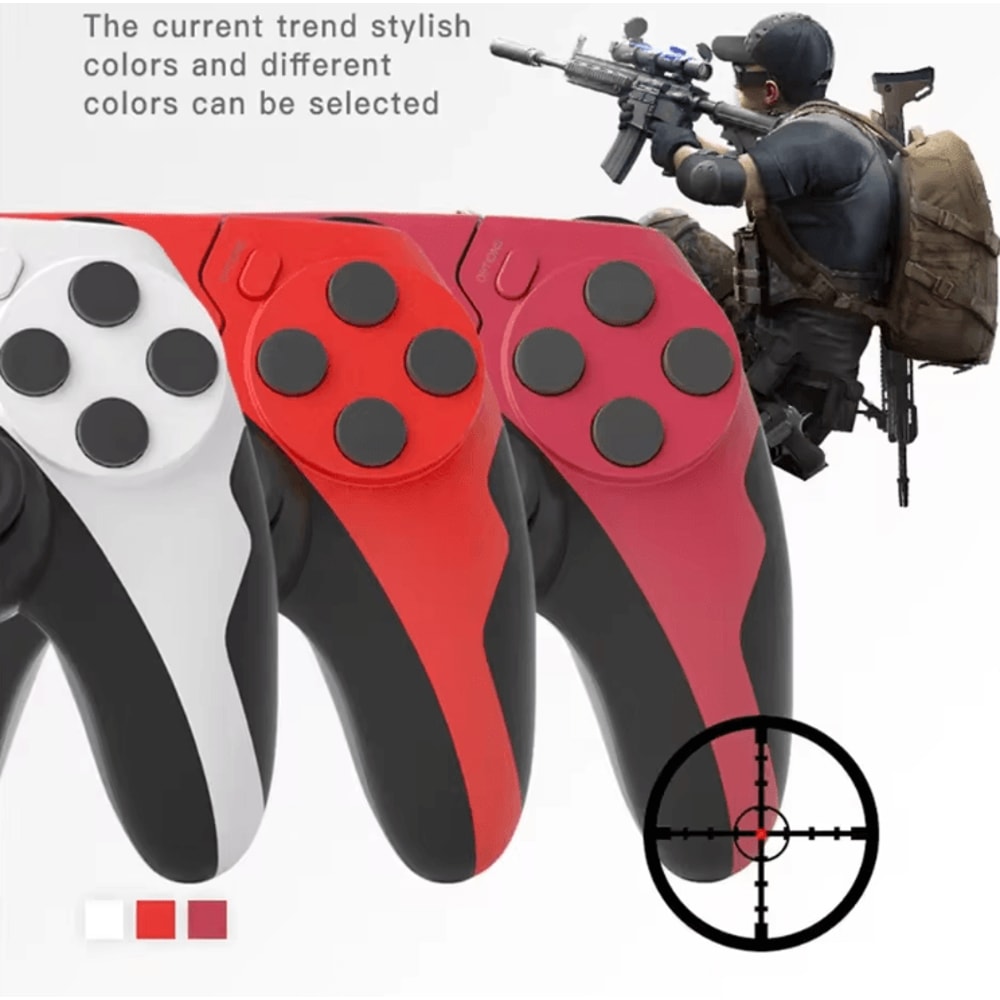 GAMINJA Wireless Bluetooth Controller Gamepad Dual Vibration 6Axis For PS4 PS3 PC 2