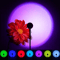 USB Sunset Projection Lamp LED Rainbow Light Rotating Photography Room Atmosphere Light 3