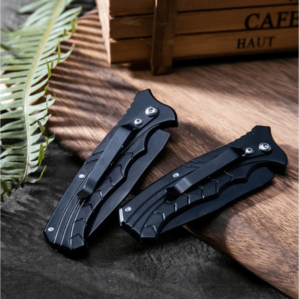 Stainless Steel Folding Fillet Knife Portable Fishing Camping Meat Cutting Knife 1