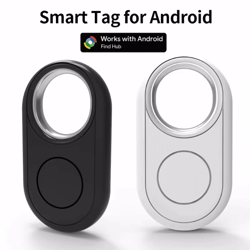 smart bluetooth tracker tag for android google find hub anti-lost locator for keys, bags & travel
