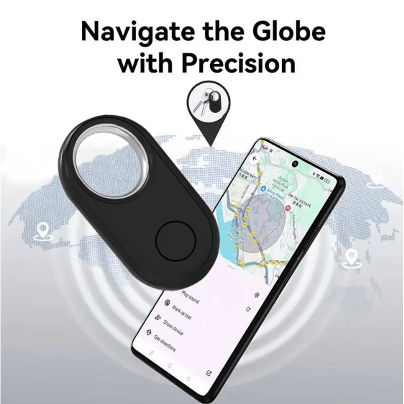 Smart Bluetooth Tracker Tag For Android Google Find Hub AntiLost Locator For Keys Bags Travel 2