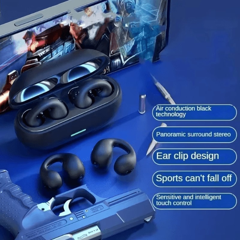 T75 Bone Conduction Wireless Headphones Bluetooth 53 Waterproof OpenEar Sports Earbuds 2