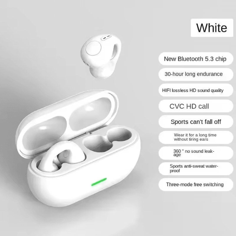 T75 Bone Conduction Wireless Headphones Bluetooth 53 Waterproof OpenEar Sports Earbuds 3