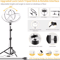 10Inch LED Selfie Ring Light With Tripod Phone Holder Dimmable USB Lighting For TikTok Video 2