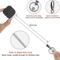 Retractable AntiLost Keychain With Easy Pull Buckle Durable Belt Clip Badge Reel 2