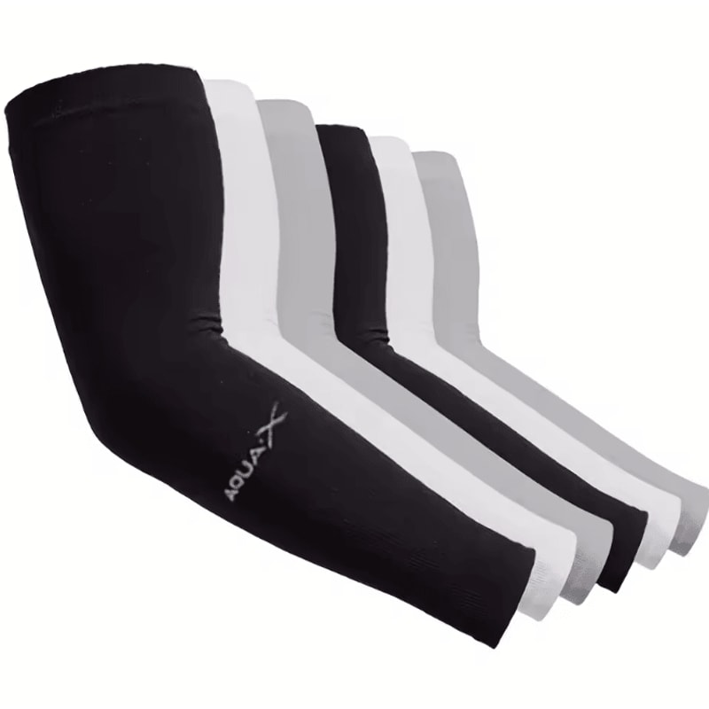 3 Pair Cooling UV Protection Arm Sleeves Breathable Compression Sun Sleeves For Sports And Outdoor 0