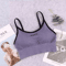 Cotton Sports Bra Crop Top Soft Stretch Comfortable Tube Bra For Women 1