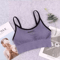 Cotton Sports Bra Crop Top Soft Stretch Comfortable Tube Bra For Women 1