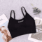 Cotton Sports Bra Crop Top Soft Stretch Comfortable Tube Bra For Women 2
