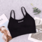 Cotton Sports Bra Crop Top Soft Stretch Comfortable Tube Bra For Women 2