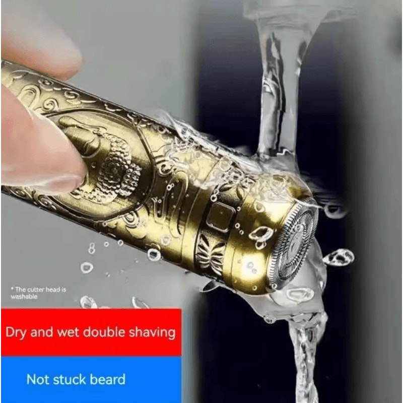 Mini Electric Razor Waterproof Portable USB Rechargeable Pocket Shaver For Men 3