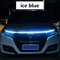 150cm LED Car Hood Light Strip Dynamic Scan DRL 12V Waterproof Decorative Running Light 4